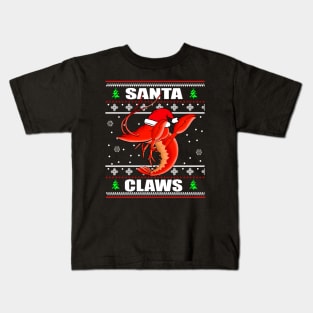 Christmas Santa Claws Shirt Kids T-Shirt